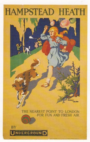London Underground Hampstead Heath poster